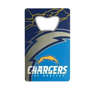 LA Chargers Bottle Opener, Stainless Steel, Blue